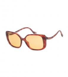 Coach Brown Square Sunglasses