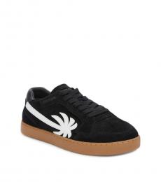 Palm Angels Black Lace Up Sneakers