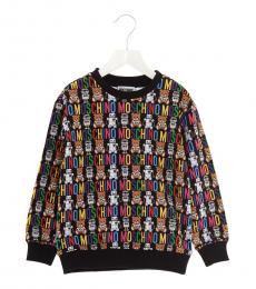 Little Boys Multicolor Logo Sweatshirt