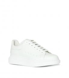 Alexander McQueen White Oversized Sole Sneakers