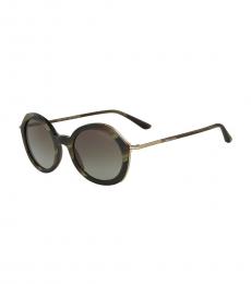 Matte Striped Gradient Sunglasses