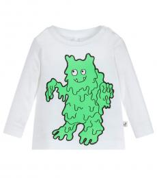 Stella McCartney Baby Boys White Graphic T-Shirt