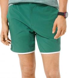 Michael Kors Amazon Green Stretch Sport Shorts