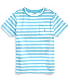 Ralph Lauren Little Boys Neptune Blue Striped T-Shirt