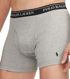 Ralph Lauren Grey Charcoal 5-Pack Classic-Fit Briefs