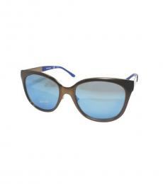 Tory Burch Matte Copper-Dark Blue Flash Sunglasses