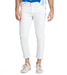 Ralph Lauren White Stretch Eldridge Skinny Jeans