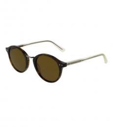Brown Round Sunglasses