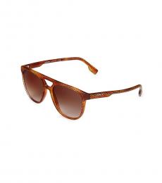 Burberry Brown Signature Square Sunglasses