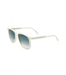 Isabel Marant White Gradient Sunglasses