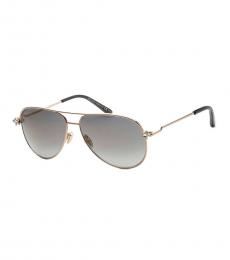 Jimmy Choo Golden Aviator Sunglasses