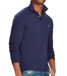 Ralph Lauren Newport Navy Custom Slim Fit Mesh Polo