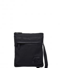 Black Econyl Medium Crossbody Bag