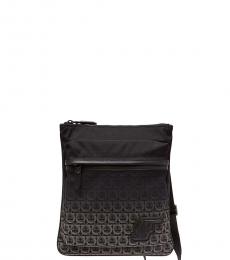 Black Econyl Medium Crossbody Bag