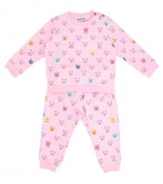 Moschino 2 Piece Sweatshirt/Joggers Set (Baby Girls)