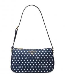 Michael Kors Navy Blue Jet Set Charm Small Shoulder Bag