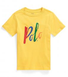 Ralph Lauren Little Boys Yellowfin Logo Jersey T-Shirt