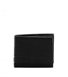 Bikkembergs Black Stripe Billfold Coin Pocket