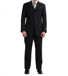Armani Collezioni Multicolor Striped Three Button Suit