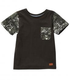 7 For All Mankind Little Boys Olive Classic T-Shirt