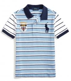 Ralph Lauren Little Boys Blue Lagoon Big Pony Crest Polo