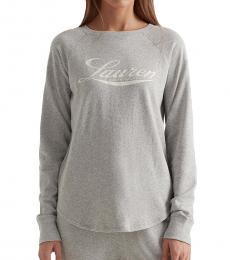 Ralph Lauren Light Grey Logo Crewneck Sweatshirt