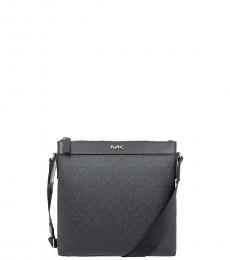 Michael Kors Black Cooper Signature Medium Crossbody