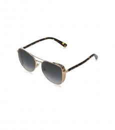 Jimmy Choo Rose Gold Gradient Aviator Sunglasses