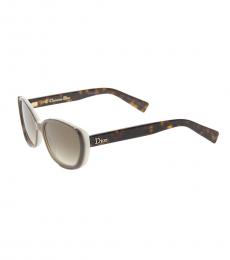 Christian Dior Brown Logo Sunglasses