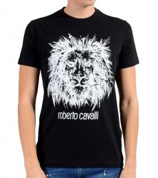 Black Graphic Lion T-Shirt