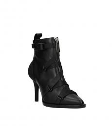 Chloe Black Leather High Heel Boots