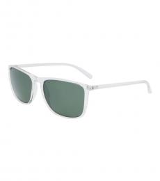 Cole Haan Teal Crystal Square Sunglasses