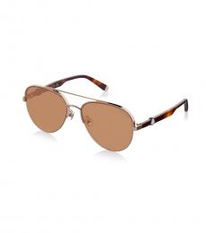 Moncler Rose Gold Pilot Sunglasses