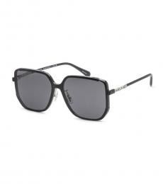 Coach Black Geometric Sunglasses