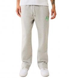 True Religion Black Horseshoe Logo Sweat Pant