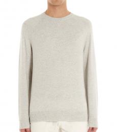 Brunello Cucinelli Light Grey Solomeo Solid Sweater