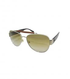 Tory Burch Ivory Dark Tortoise Flash Sunglasses