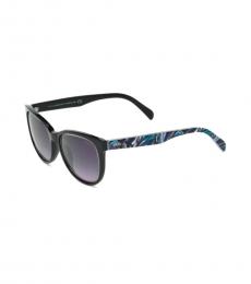 Emilio Pucci Black Grey Square Sunglasses
