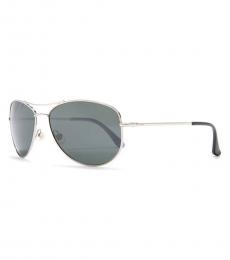 Kate Spade Grey Ally Polarized Aviator Sunglasses