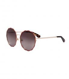 Kate Spade Red Round Sunglasses