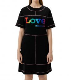 Love Moschino Black Logo Detail Dress