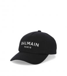 Balmain Black Signature Hat