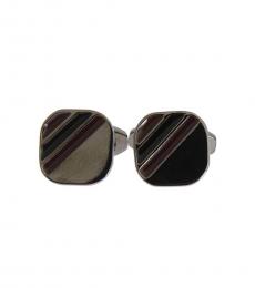 Dolce & Gabbana Cherry Multicolor Stone Cufflinks