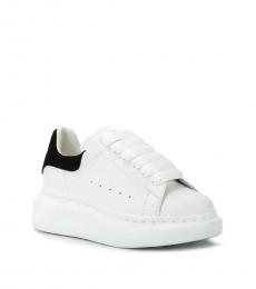 Alexander McQueen Little Boys White Black Oversized Sneakers