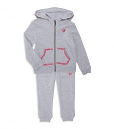 True Religion 2 Piece Hoodie/Sweatpants Set (Baby Girls)