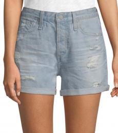 AG Adriano Goldschmied 21 Years Cut-Off Denim Shorts