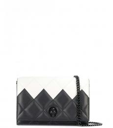 Alexander McQueen Black & White Two Toned Mini Crossbody