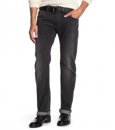 Diesel Dark Grey Regular Slim Straight Fit Jeans