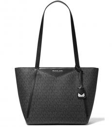 Michael Kors Black Whitney Signature Large Tote