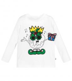 Stella McCartney Boys White Patches T-Shirt